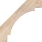Ekena Millwork 3 1/2"W x 20"D x 20"H Merced Smooth Knee Brace, Douglas Fir BRC04X20X20MRC00SDF - alternate 3